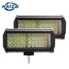 Luz de trabajo LED para coche HAIZG de 7 pulgadas, 4 filas, 144W, barra de luces, foco modificado para vehículo todoterreno, luz de inspección
