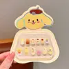 Nuevas Pegatinas para Uñas de Dibujos Animados de Kuromi para Bebés, Linda Decoración de Uñas Impermeable para Niñas Pequeñas, Pegatinas para Uñas para Niñas