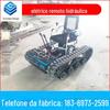 Veículo de transporte de robô de mira de tanque elétrico chassi de esteira de borracha aço grande chassi de esteira
