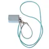Para Estojo Protetor de Fone de Ouvido AirPods 4 Estojo de Couro Business Apple 1ª/2ª Geração Pro2 Cordão Bluetooth Sem Fio de Cor Sólida