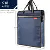 Bolsa Portadocumentos Portátil de Gran Capacidad con Cremallera para Conferencia de Lona Oxford para Negocios, Maletín Impermeable para Hombres