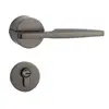 Bat Cerradura de Puerta Silenciosa para Interiores Minimalista Moderno Estilo Americano Estilo Lujo Ligero Puerta Interior