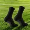 Calcetines de Fútbol de Color Sólido Antideslizantes con Puntos de Goma, Amortiguadores, Resistentes al Desgaste, Transpirables, Calcetines Deportivos de Baloncesto para Hombre, Transfronterizos de Amazon