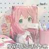 Álbum de Cartões de Folha Solta A5 Sakura Aniya Caderno de Couro Desenho Animado Fofo Planejador de Alto Valor Livro de Armazenamento para Estudantes