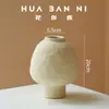 Vaso de Cerâmica Estilo Francês Inspirado em Ins com Acabamento de Alto Padrão, Arranjo de Flores Hidropônicas Vintage Wabi-Sabi para Sala de Estar, Peça Decorativa para Nicho de Homestay