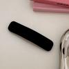 Pinza para el pelo de cuero color Pitahaya Simple para mujer, Pinza para flequillo lateral de verano, Pinza BB para arreglar cabello suelto, Pasador elegante para el cabello, Tocado