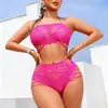 Venta directa de fábrica de productos extranjeros europeos y americanos transfronterizos vestido de malla ajustado de moda sexy jacquard transparente para mujer