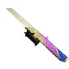 Material de aleación Merchandising de Delta Force Modelo de arma Estrella Oscura Funda de cuchillo S8 Modelo sin afilar Adorno