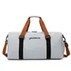 Nueva bolsa de viaje Oxford de un hombro separación húmedo y seco compartimento independiente para zapatos Bolsa de Fitness para Hombres Gran Capacidad Almacenamiento bolsa de equipaje mujeres