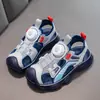 Sandalias de Tira para Niños Verano Nuevo Estilo Suela Suave Antideslizantes Zapatos de Playa para Niños Deportivas Transpirables Casuales para Niños Medianos y Mayores