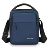 Bolso de pecho de cuero de alta gama para hombre, multifuncional para viajes casuales, bolso de mano para hombre, bolso de hombro, bolso cruzado