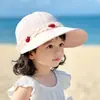 Sombrero para Bebé Niña, Estilo Delgado de Primavera y Otoño, Sombrero de Sol de Ala Ancha, Gorra Linda y Dulce para Salidas de Verano de Niños, Moderno