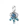 Huiyue moda aleación Diamante con cuentas pulsera accesorios DIY copo de nieve girasol cuenta de agujero grande colgante en stock al por mayor