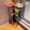 Ramo de Rosas de Colores, Decoración de Flores Inmortales Simuladas, Venta al por Mayor en Puesto de Mercado Nocturno, Souvenir Creativo para el Día de San Valentín