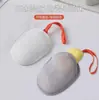 Bolsa de jabón con red espumante, Red espumante para jabón para bañarse, Lavarse la cara, Bolsa de malla espumante de doble cara, Estilo nuevo
