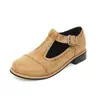Talla de Zapato 48 Exportación Estudiante Retro Nuevo Estilo Zapatos de Mujer Talla Grande 34 Negro Clásico Amarillo Clásico Tacón Bajo 2026