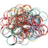 Llavero de Acero Inoxidable Chapado en Oro Real de 16 cm Pulsera de Acero de Titanio de Color Duradero Accesorios para Joyería Hecha a Mano DIY