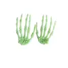 Accesorios de mano de calavera para decoración de Halloween, accesorios de mano de fantasma, accesorios pequeños, huesos de mano, decoraciones de terror