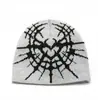 Gorros de Punto Versátiles de Moda Otoño e Invierno Europeos y Americanos, Gorros de Punto Cálidos y a Prueba de Frío, Gorros de Jacquard con Estampado de Dibujos Animados de Moda, Transfronterizo