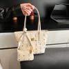 Cesta de Verduras Estampada Estilo Coreano Cubo Portátil 2025 Gran Capacidad Nuevo Bolso Tote Pequeño Bolso de Hombro Cruzado