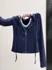 Nueva camiseta informal de manga larga con lunares para mujer, otoño de 2026, corte ajustado, adecuada para usar en capas, conjunto de dos piezas A13663