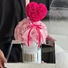 [En Stock] Nuevo Producto Cubo de Abrazo con Lazo Mediano Caja de Regalo con Flores Preservadas