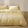 Juego de cama de lujo de alta gama de 1.2 m hecho de tela de algodón cepillado con bloques de color, juego de tres piezas para dormitorio principal, juego de cuatro piezas de algodón puro que incluye sábana bajera, funda de edredón y ropa de cama