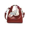 Bolsa de Ombro Bonita com Pingente para Meninos e Meninas, Mini Bolsa de Mão Fofa para Bebês, Bolsa Acessório Estilosa com Letras para Crianças