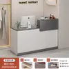 Mostrador de Caja, Mostrador Pequeño de Tienda, Barra de Bar, Recepción Minimalista Moderna, Mostrador de Caja de Hotel Salón de Belleza