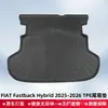 Adecuado para Fiat Fastback 2025-2026 Híbrido 3D Alfombrillas para Piso y Cajuela para Todo Clima de TPE