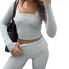 Nova Blusa Esportiva de Manga Longa Primavera 2025 Moda Europeia e Americana Tendência Suéter Feminino