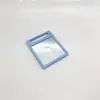 Promoción Publicitaria Regalo Pequeño Espejo de Maquillaje Mini Portátil Ultradelgado Forma Rectangular Colgable Doble Cara Plástico ABS Espejo de Mano