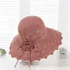 Nuevo Sombrero Plegable Verano Mujer Protector Solar Coreano Protector Solar Sombrero de Sol Ala Ancha Playa Cuatro Estaciones Sombrero Fresco Cubeta