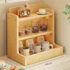 Estante de Almacenamiento para Portavasos de Escritorio Estante Organizador de Vasos Multicapa para Mesa Auxiliar de Comedor Taza de Té Café Estilo Vintage Estante de Exhibición