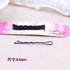 Clip de palabra negro una tarjeta (Paquete de 10) accesorios para el cabello accesorios para el cabello pinza para el cabello pinza para el cabello pinza superior pinza lateral una generación de cabello