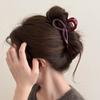 Nuevo Estilo Elegante Simple Pinza de Agarre de Lazo Grande Pinza de Tiburón Pinza de Agarre para Cabello de la Parte Trasera de la Cabeza Sentido Avanzado Horquilla de Disco Accesorios para el Cabello