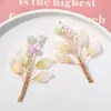 Accesorios antiguos para horquillas de súper hada color hoja ramo de perlas diy accesorios para el cabello tejidos a mano pendientes al por mayor