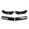 Lábio Frontal Universal de Quatro Seções para Automóvel Trilha de Quatro Seções Pá Frontal Ajustável de Quatro Seções Ângulo Plano Camada Dupla Lábio Frontal de Quatro Seções Chin