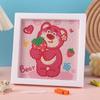 Pintura de Diamantes de Dibujos Animados Transfronteriza DIY Hecha a Mano Enmarcada Diamante Completo Princesa Anime Pintura de Diamantes Juguetes Educativos Venta al por Mayor