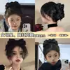 Pinza para el pelo de lazo grande de doble cara para mujer, accesorio para el pelo de pinza de tiburón de alta gama