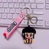 Chaveiro Popular Demon Slayer Transfronteiriço Pingente de Anime Coreano Kpop Chaveiro de Mochila de Estudante Mercadoria de Demon Slayer