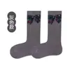 Calcetines Altos de Color Sólido con Lazo para Niños, Calcetines Versátiles de Algodón Fresco, Estilo Japonés, Calcetines para Estudiantes, Calcetines Transpirables