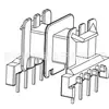 Estrutura de Transformador Ef25 Estrutura de Baquelite Ef26 Estrutura de Alta Frequência Bobina de Estrutura Ranhura Dupla Horizontal 4+4 Pinos 2520