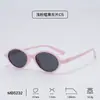 Novos Óculos de Sol Polarizados da Moda para Crianças, Óculos de Sol Retrô Ovais com Armação Pequena de Silicone Macio para Meninas, Venda por Atacado para Meninos