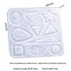 Kit de Sino de Vento com Molde DIY de Epóxi Beija-flor Sol Lua Estrela Borboleta Libélula Fada Sonhador Ornamentos Pendurados Transfronteiriço
