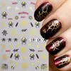 Adesivos de Arte para Unhas de Halloween Novos Transfronteiriços Quentes da Ins Estampagem a Quente Bruxa Caveira Teia de Aranha Adesivos de Unhas Adesivos 3D Atacado