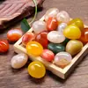 Polvo de Cristal Natural, Cristal Rosa, Ágata Roja, Piedras Pulidas de Alta Calidad, Ágata Flor de Cerezo, Piedra Difusora de Aroma, Guijarros, Piedra Flor de Lluvia