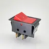 Interruptor de Máquina de Rueda de Esmerilado Luoshan 6A250V10A125V Taladro de Banco Botón de Interruptor de 4 Pines Dos Posiciones 220V