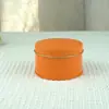 Caja Redonda de Lata para Dulces Caja Metálica Pequeña para Guardar Artículos Velas Lata de Metal para Regalo Almacenamiento de Artículos de Año Nuevo Lata Metálica de Almacenamiento
