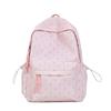 Mochila Escolar Estilo Coreano para Niñas, Estudiantes de Secundaria, Linda Mochila Campus de Lunares, Mochila Estudiante Gran Capacidad Estilo Universitario para Clase